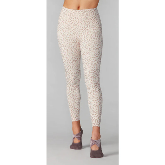 Tavi Active High Waisted 7/8 Tight Leggings Dune Lynx XSmall - Picture 1 of 5